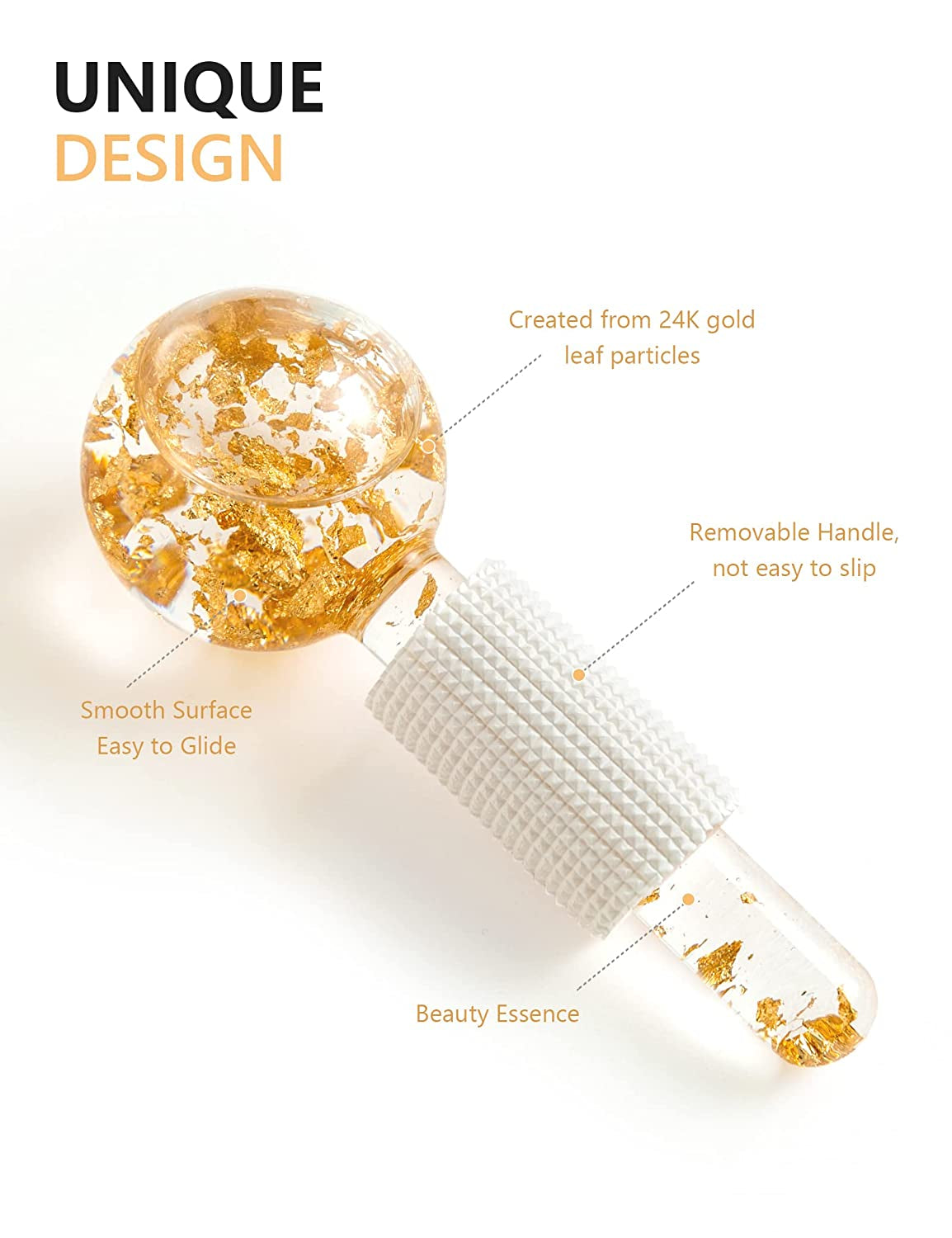 Ice Globes for Facials Cooling Facial Globes 24K Gold Face Massager Roller Daily Beauty Routines Reduce Eye Puffiness and Dark Circles BSROLUNA 2 Pcs Skin Massage Tool (Golden) Health & Beauty > Personal Care > Cosmetics > Cosmetic Tools > Skin Care Tools BSROLUNA   