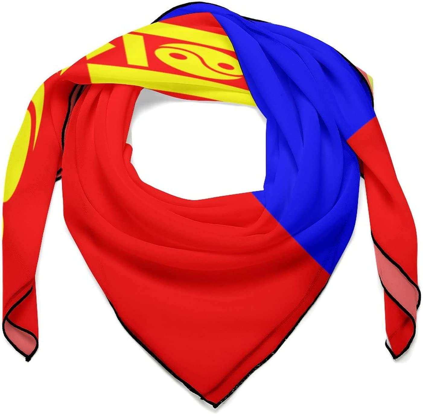 Buonota Ukrainian Flag Fashion Square Scarf Neck Scarf Head Scarf Shawl, Very Suitable for Events, Parties, Weddings, Travel, Birthday Gifts Apparel & Accessories > Clothing Accessories > Scarves & Shawls Buonota White-style-15  