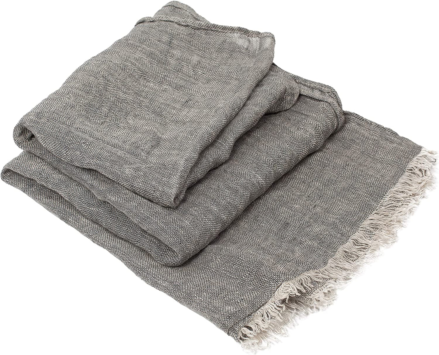 Lusie'S Linen Scarf Shawl Wrap for Women & Men Imported from Europe Apparel & Accessories > Clothing Accessories > Scarves & Shawls LUSIE'S LINEN   