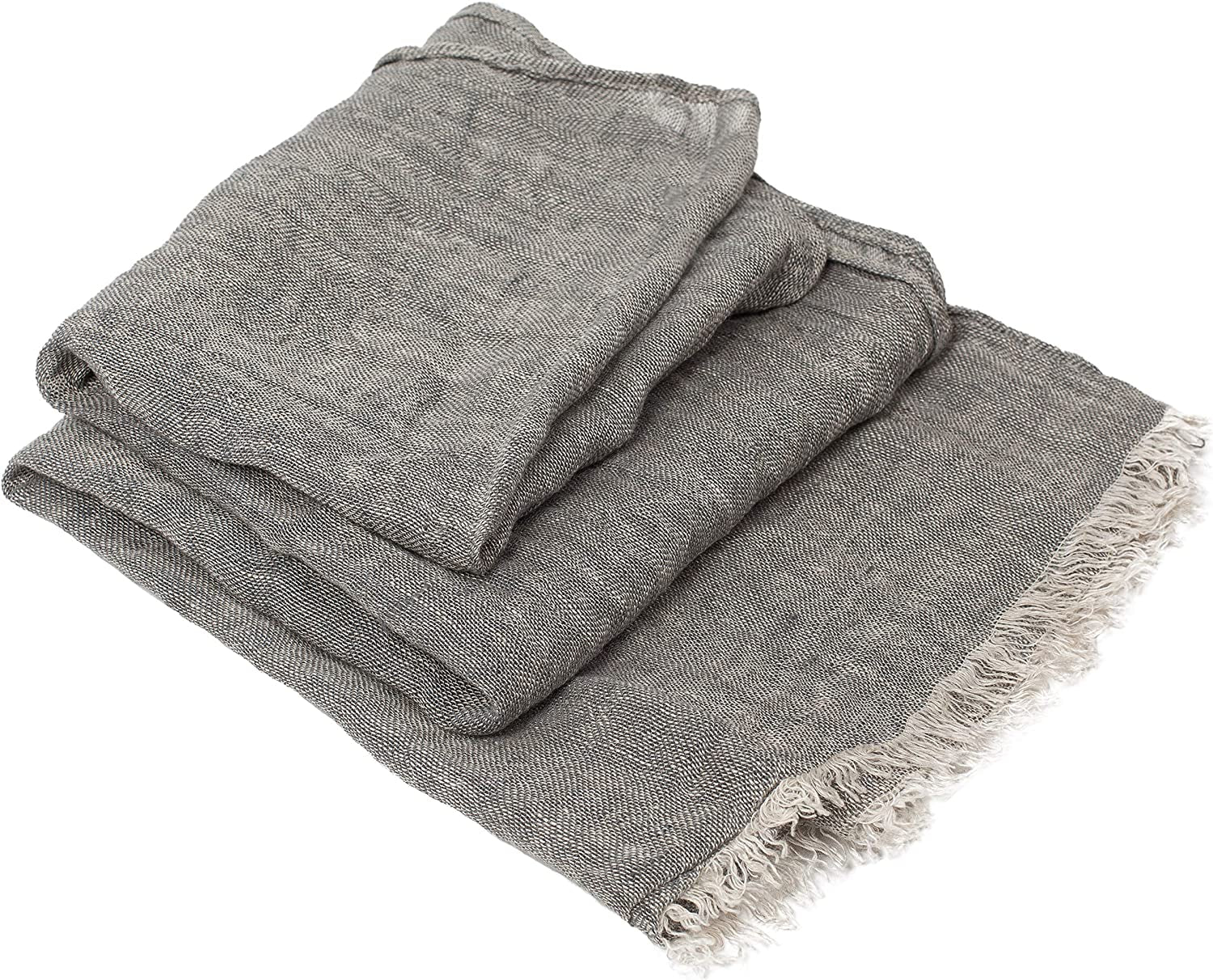 Lusie'S Linen Scarf Shawl Wrap for Women & Men Imported from Europe Apparel & Accessories > Clothing Accessories > Scarves & Shawls LUSIE'S LINEN   