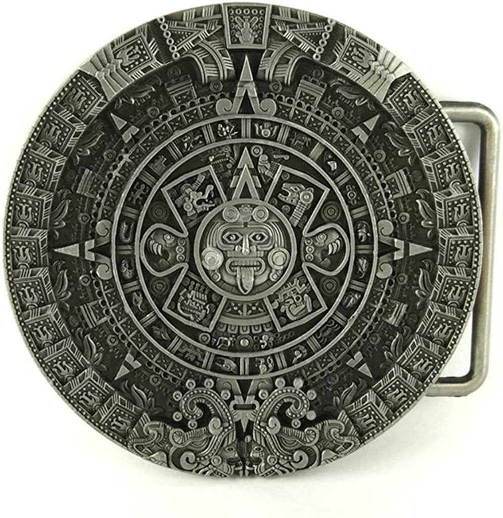 Belt Buckle - Aztec Calendar Apparel & Accessories > Clothing Accessories > Belt Buckles BC Buckles   
