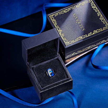 NINAQUEEN Letter Charms A-Z Beads, 925 Sterling Silver with Enamel and Cubic Zirconia, Fit Charms Bracelet and Necklace, Jewelry Box for Personalized Gift Apparel & Accessories > Jewelry > Bracelets NINAQUEEN   