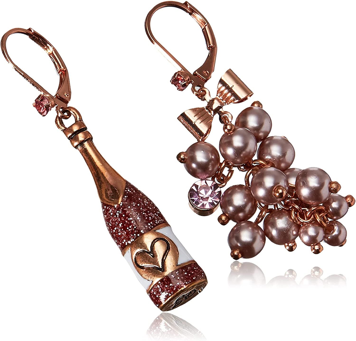 Betsey Johnson Non-Matching Flower Earrings Apparel & Accessories > Jewelry > Earrings Betsey Johnson   