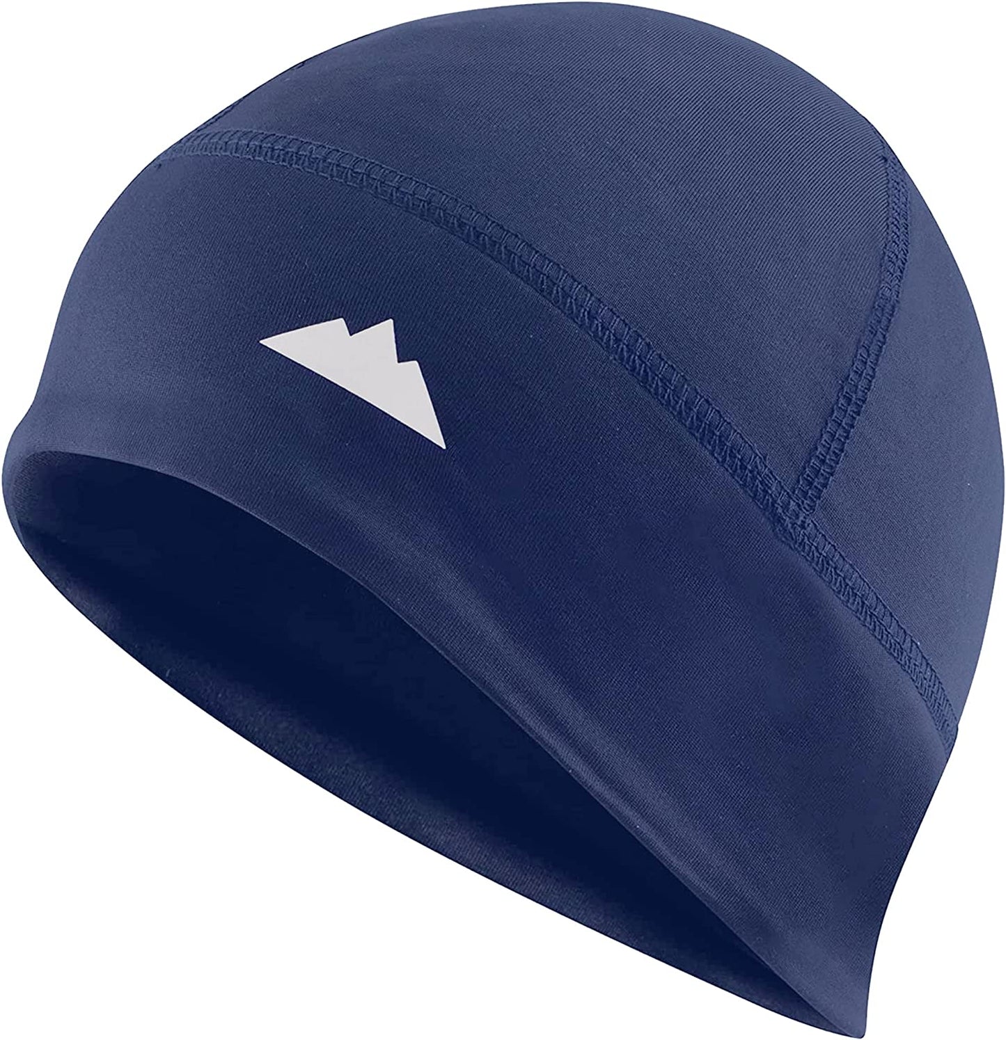 Skull Cap Helmet Liner Running Beanie - Winter Thermal under Helmet Cycling Head Hat - Ultimate Moisture Wicking Performance Apparel & Accessories > Clothing Accessories > Headwear Tough Headwear Navy Blue One Size 
