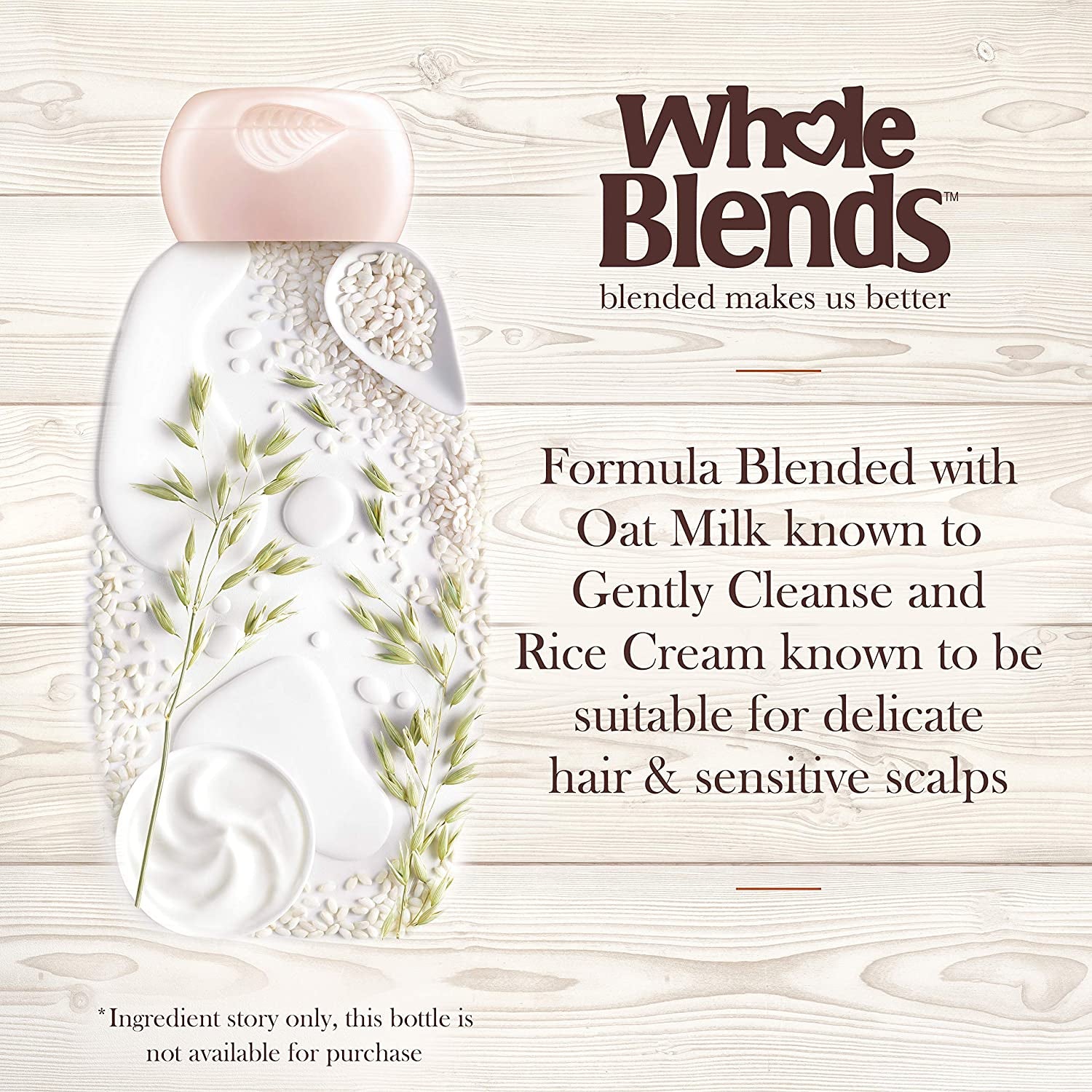 Garnier Hair Care Whole Blends Oat Delicacy, Moisturizing Shampoo, Conditioner, and Detangler with Oat Milk and Rice Cream Extracts, for Fine Hair and Sensitive Scalps, Paraben Free, 1 Kit Health & Beauty > Personal Care > Hair Care Garnier   