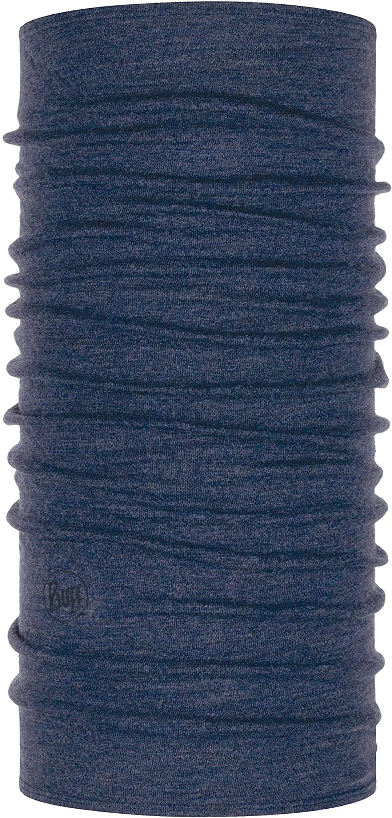 BUFF Adult Midweight Merino Wool Multifunctional Headwear and Face Mask Apparel & Accessories > Clothing Accessories > Headwear BUFF Night Blue Melange One Size 