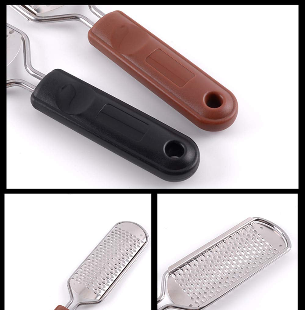 JISTL Foot File Colossal Foot Rasp Stainless Steel Pedicure Metal Surface Foot Care Tool ,Foot Rasp Eliminate Feet Cracked Dead Thick Dry Hard Skin 28CM (Black&11.2") Health & Beauty > Personal Care > Foot Care JISTL   