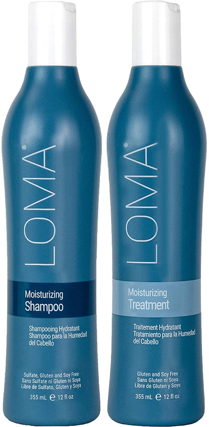 Loma Hair Care Moisturizing Shampoo & Treatment Duo Health & Beauty > Personal Care > Hair Care Loma Hair Care 12 Fl Oz (Pack of 1)  