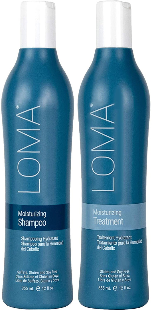 Loma Hair Care Moisturizing Shampoo & Treatment Duo Health & Beauty > Personal Care > Hair Care Loma Hair Care 12 Fl Oz (Pack of 1)  
