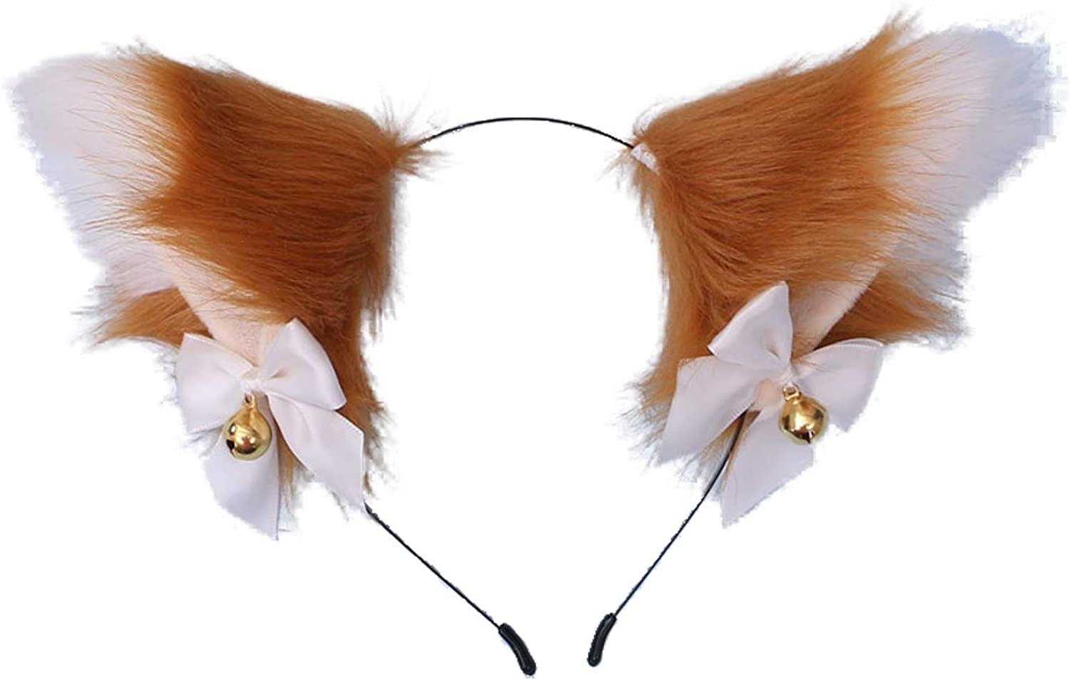 Faylay Cosplay Girl Plush Furry Cat Ears Headwear Accessory for Cam Girl Party Apparel & Accessories > Clothing Accessories > Headwear Faylay 14-tjbrlbhdj  