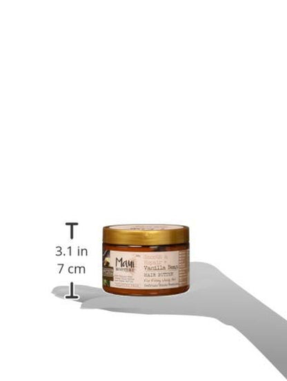 Maui Moisture Smooth & Repair Vanilla Bean Anti-Frizz Hair Butter Treatment, Coconut, 12 Ounce Health & Beauty > Personal Care > Hair Care Maui Moisture   