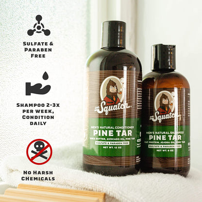 Dr. Squatch Pine Tar Hair Care Kit Health & Beauty > Personal Care > Hair Care Dr. Squatch   