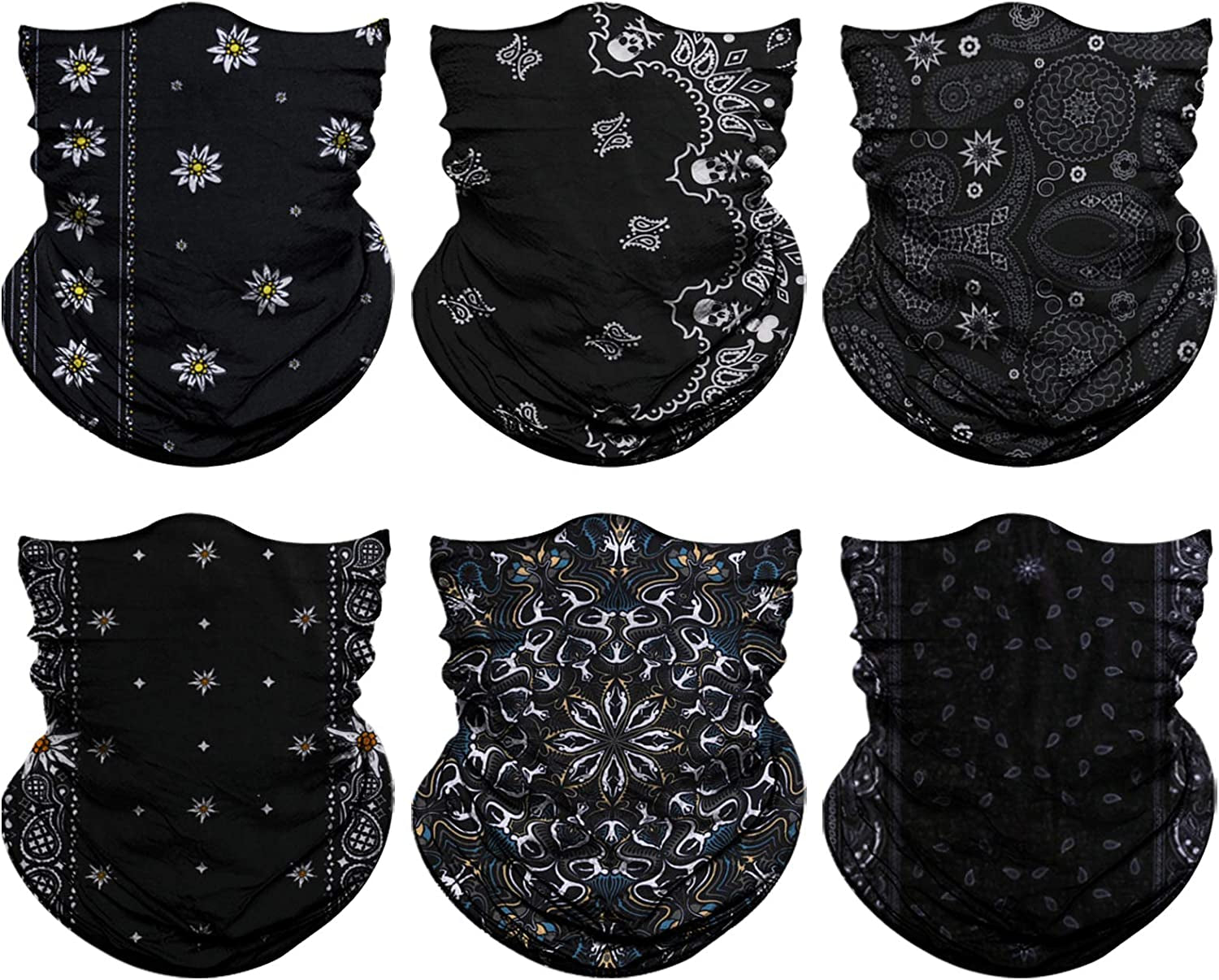 Headwear, Head Wrap, Neck Gaiter, Headband, Fishing Mask, Magic Scarf Face Bandana Mask Neck Tube Balaclava for Sport Apparel & Accessories > Clothing Accessories > Headwear NEXTOUR B-varies  