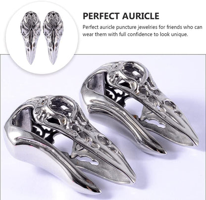 2PCS 9/16 14Mm Ear Hangers for Stretched Ears Bird Stainless Steel Ear Weights Expander Gauge Earrings for Body Piercing Jewelry Upgrade Plugs,Sliver,Steel Color,6.7X3.69Cm Apparel & Accessories > Jewelry > Body Jewelry Generic   
