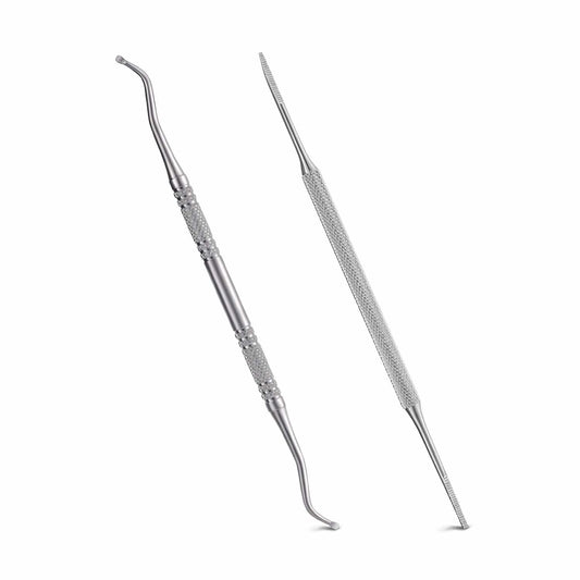 2PCS Ingrown Toenail File and Lifter with Storage Case,Yinyin100% Stainless Steel Ingrown Toenail Tool,Double Sided Professional Grade Nail Cleaner Tool … Health & Beauty > Personal Care > Cosmetics > Cosmetic Tools > Nail Tools YINYIN Silver  
