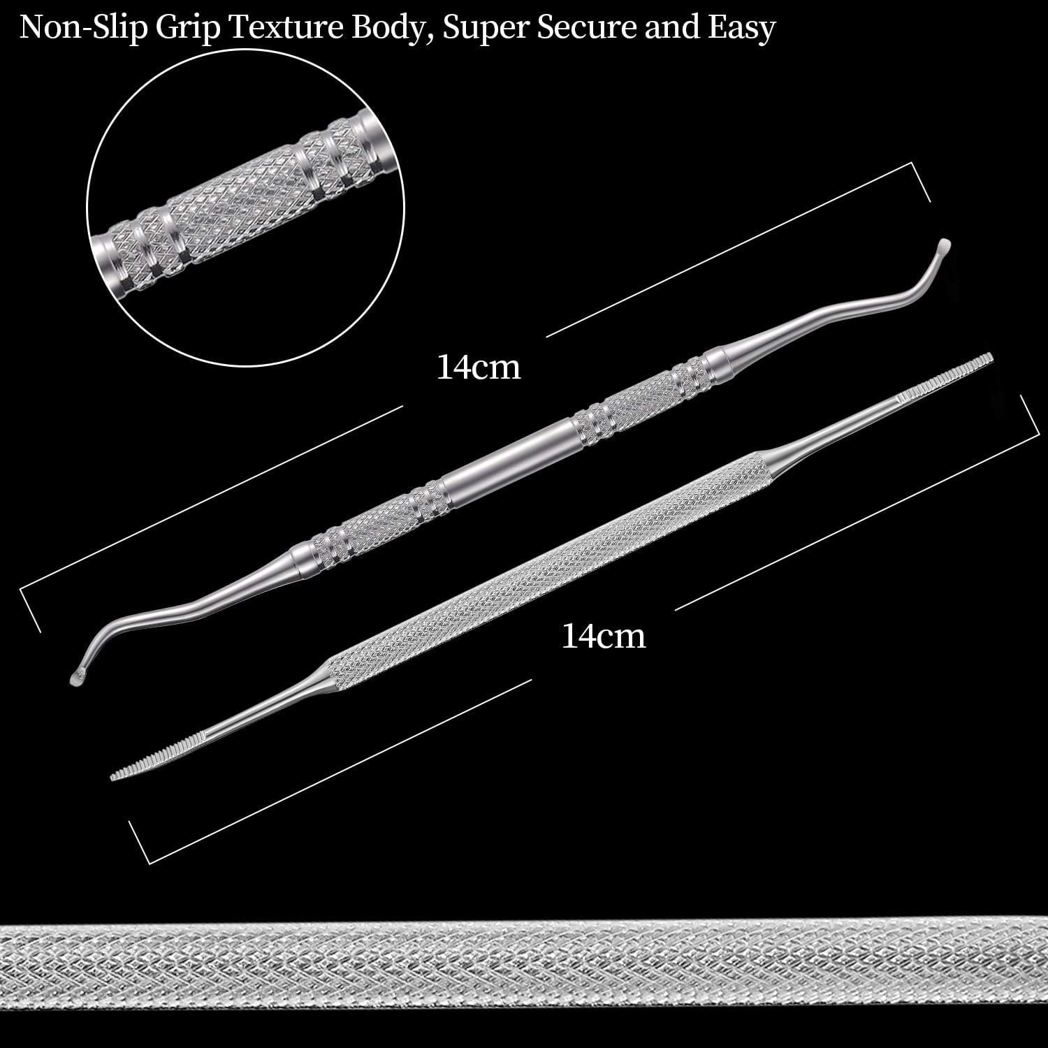 2PCS Ingrown Toenail File and Lifter with Storage Case,Yinyin100% Stainless Steel Ingrown Toenail Tool,Double Sided Professional Grade Nail Cleaner Tool … Health & Beauty > Personal Care > Cosmetics > Cosmetic Tools > Nail Tools YINYIN   