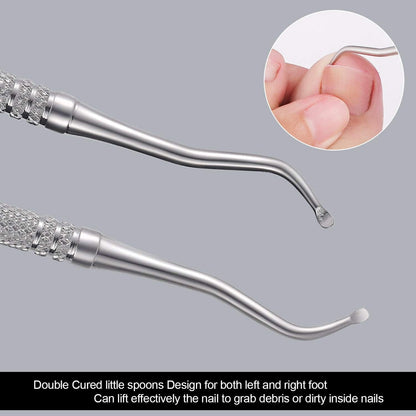 2PCS Ingrown Toenail File and Lifter with Storage Case,Yinyin100% Stainless Steel Ingrown Toenail Tool,Double Sided Professional Grade Nail Cleaner Tool … Health & Beauty > Personal Care > Cosmetics > Cosmetic Tools > Nail Tools YINYIN   