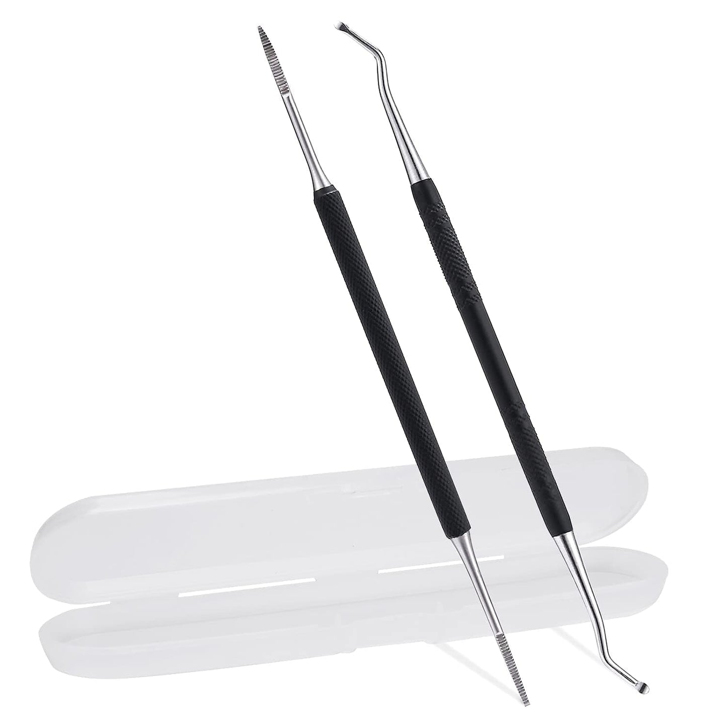 2PCS Ingrown Toenail File and Lifter with Storage Case,Yinyin100% Stainless Steel Ingrown Toenail Tool,Double Sided Professional Grade Nail Cleaner Tool … Health & Beauty > Personal Care > Cosmetics > Cosmetic Tools > Nail Tools YINYIN Black  