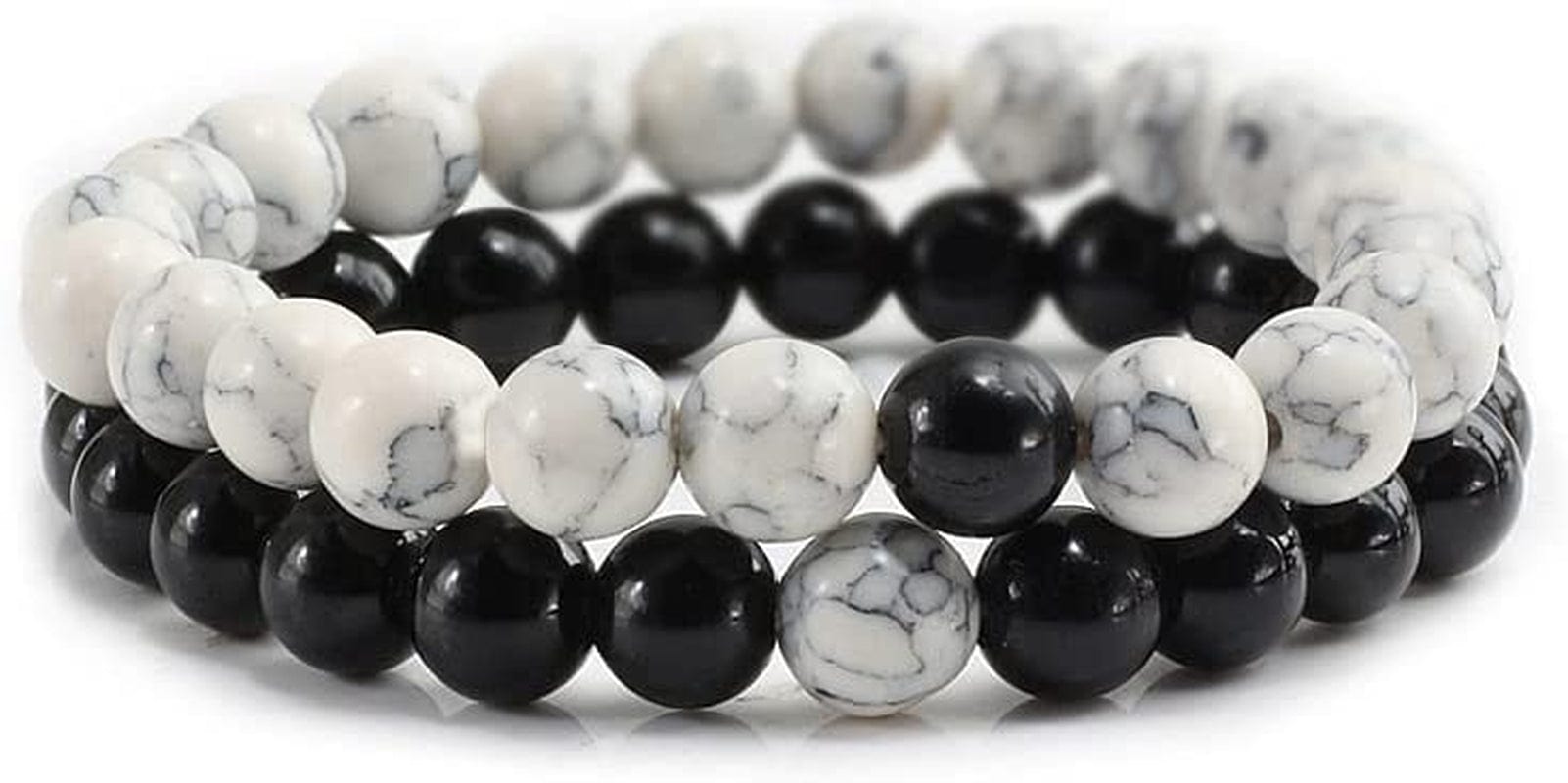 2Pcs/Set Natural Stone Bead Distance Chakra Bracelet for Men Women Couple Bracelets & Bangles Yoga Best Friend Jewelry Pulseiras Professional and Attractive Apparel & Accessories > Jewelry > Bracelets Generic   
