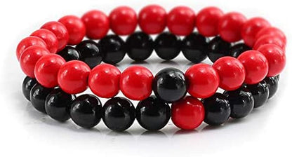 2Pcs/Set Natural Stone Bead Distance Chakra Bracelet for Men Women Couple Bracelets & Bangles Yoga Best Friend Jewelry Pulseiras Professional and Attractive Apparel & Accessories > Jewelry > Bracelets Generic   