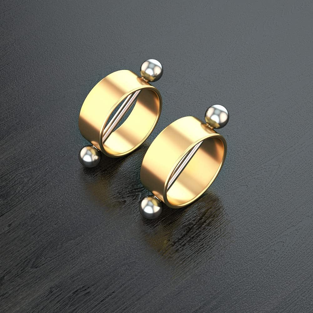 2Pcs/Set Stainless Steel Nipple Ring round Body Piercing Nipple Shield Barbell Ring Straight Studs Body Jewelry Bar for Women Girls(Silver) Apparel & Accessories > Jewelry > Body Jewelry Generic   
