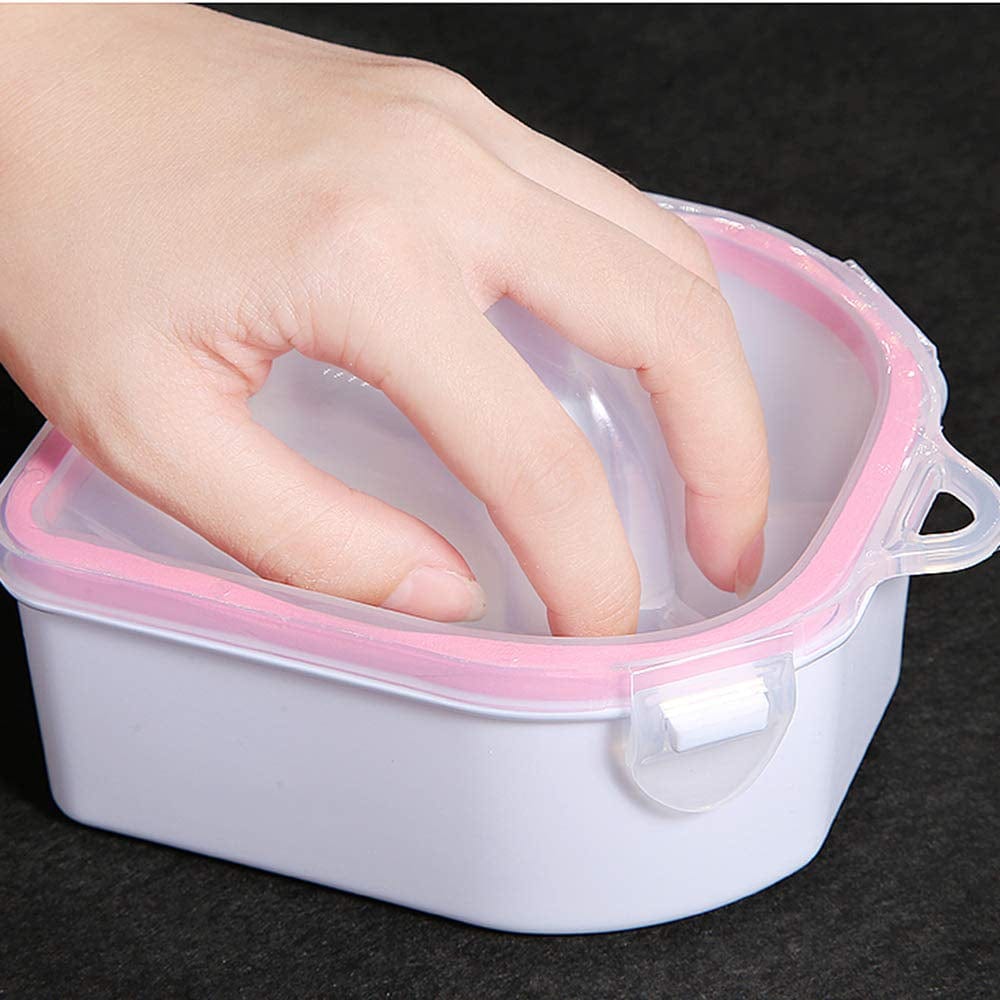 2Pcs Soaking Soak Bowl Nail Art Polish Remove Wash Soaker Tray Manicure Spa Tool Health & Beauty > Personal Care > Cosmetics > Cosmetic Tools > Nail Tools Oarkive   