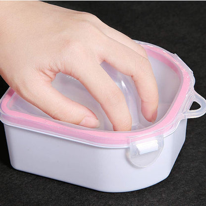 2Pcs Soaking Soak Bowl Nail Art Polish Remove Wash Soaker Tray Manicure Spa Tool Health & Beauty > Personal Care > Cosmetics > Cosmetic Tools > Nail Tools Oarkive   