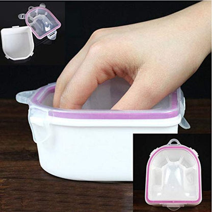 2Pcs Soaking Soak Bowl Nail Art Polish Remove Wash Soaker Tray Manicure Spa Tool Health & Beauty > Personal Care > Cosmetics > Cosmetic Tools > Nail Tools Oarkive   