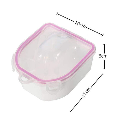 2Pcs Soaking Soak Bowl Nail Art Polish Remove Wash Soaker Tray Manicure Spa Tool Health & Beauty > Personal Care > Cosmetics > Cosmetic Tools > Nail Tools Oarkive   
