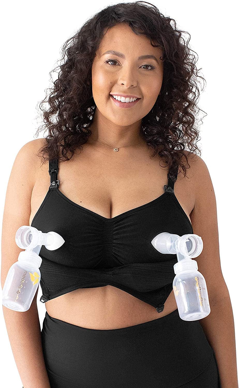 3-Pack Hands Free Pumping Bra Wash, Wear, Spare Bundle (X-Large-Busty)