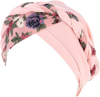 3 Pack Womens Printed Turban Hat Head Wraps Covers Chemo Cancer Beanies Cap Headwear Apparel & Accessories > Clothing Accessories > Headwear Qiabao   