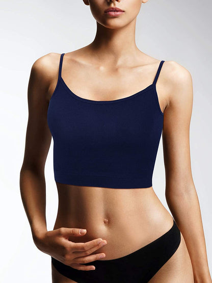 3 Pcs Crop Camisole Top Spaghetti Strap Tank Sleeveless Crop Tank Top for Women Sports