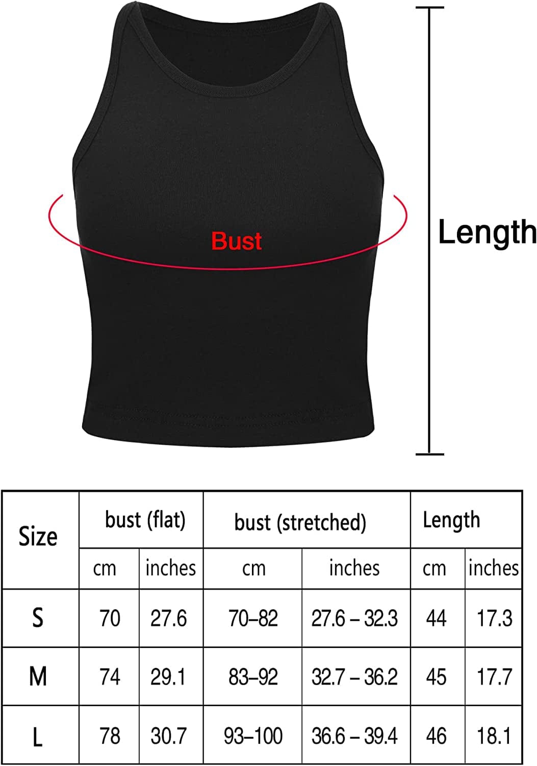 3 Pieces Crop Tops Racerback Crop for Women Crop Tank Workout Tops Cotton Basic Sports Crop for Lady Girls