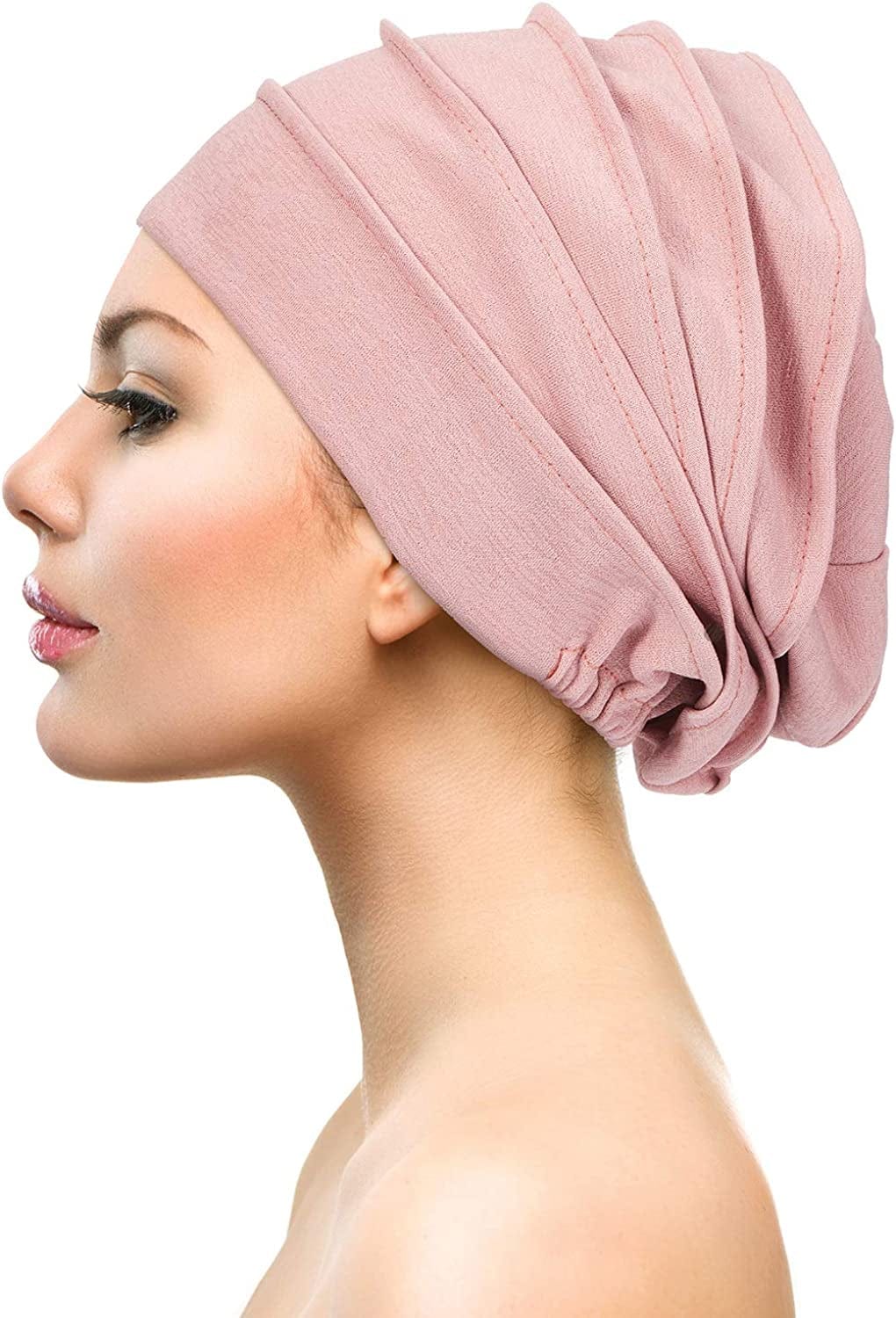 3 Pieces Slouchy Beanies Womens Headwear Sleeping Beanies Head Wrap Hat Soft Stretchy Elastic Headwear Apparel & Accessories > Clothing Accessories > Headwear Syhood   