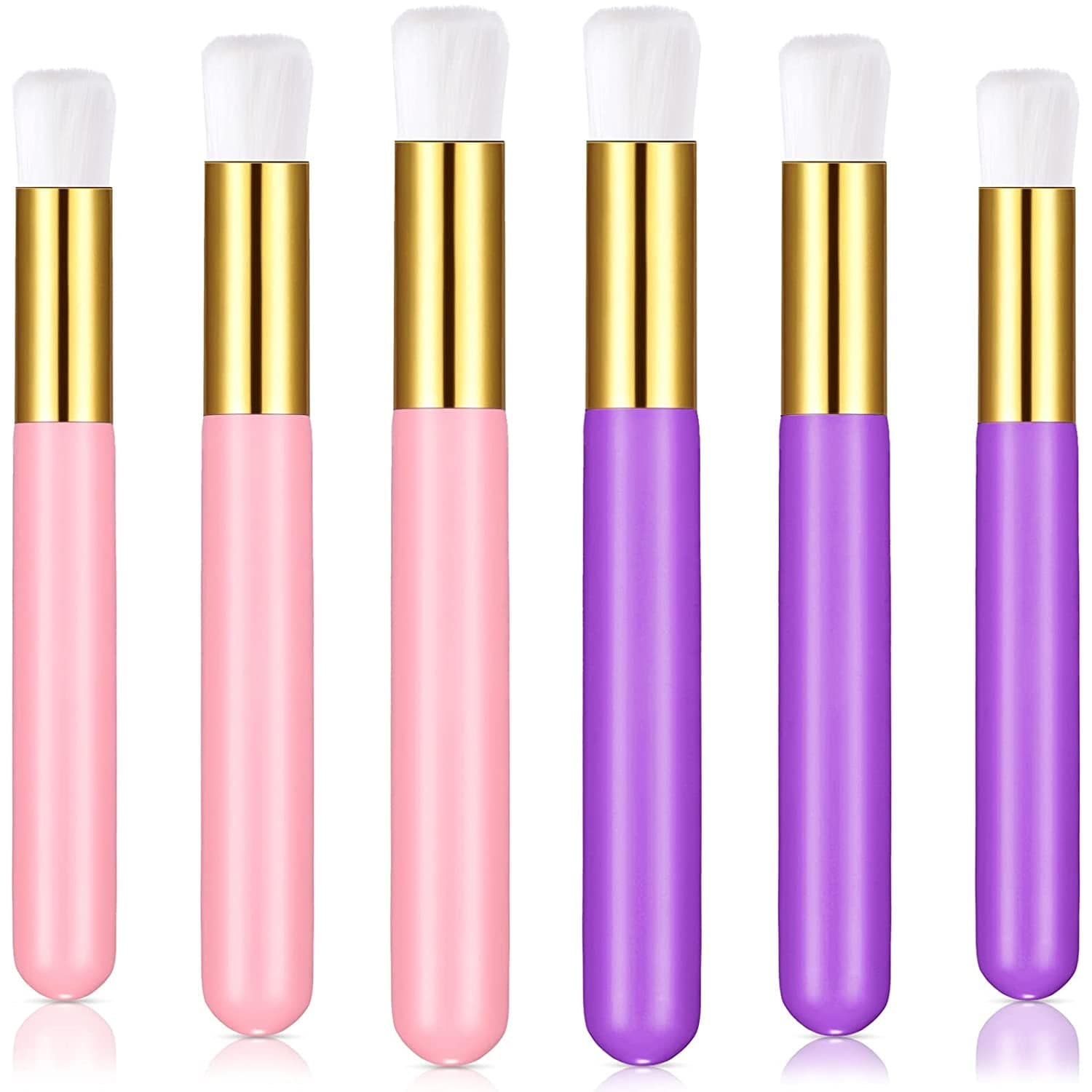 30 Pieces Lash Shampoo Brushes, Eyelash Extension Cleansing Brush Peel off Blackhead Remover Tool Nose Pore Deep Cleaning Brush Cosmetic Lash Cleanser Brush Facial Cleansing Brushes (Purple, Pink) Health & Beauty > Personal Care > Cosmetics > Cosmetic Tools > Makeup Tools Shappy Pink,Purple  