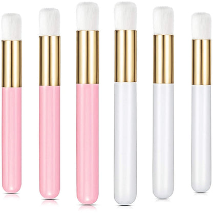 30 Pieces Lash Shampoo Brushes, Eyelash Extension Cleansing Brush Peel off Blackhead Remover Tool Nose Pore Deep Cleaning Brush Cosmetic Lash Cleanser Brush Facial Cleansing Brushes (Purple, Pink) Health & Beauty > Personal Care > Cosmetics > Cosmetic Tools > Makeup Tools Shappy White,Pink  