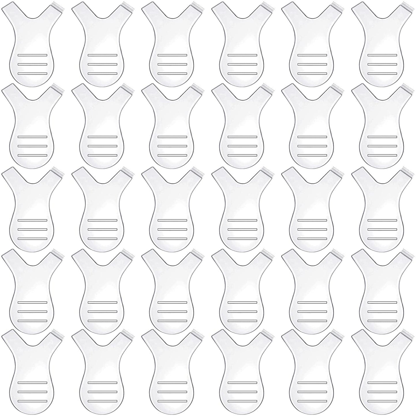 30 Pieces Y Lash Lift Tool Y Shape Eyelash Brush Comb Lash Perm Lift Brush Silicone Grafting Eyelash Lift Brush for Eyelash Extension Makeup Tool (Clear Color) Health & Beauty > Personal Care > Cosmetics > Cosmetic Tools > Makeup Tools Yaomiao Clear Color  
