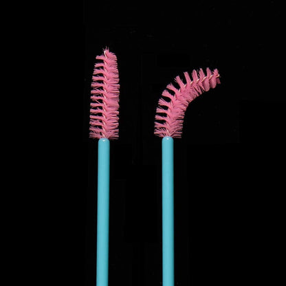 300 Pack Disposable Mascara Wands Eye Lash Brushes Eyelash Extension Tool Makeup Brush Kit, Blue/Pink Health & Beauty > Personal Care > Cosmetics > Cosmetic Tools > Makeup Tools myaokue-up   