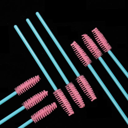 300 Pack Disposable Mascara Wands Eye Lash Brushes Eyelash Extension Tool Makeup Brush Kit, Blue/Pink Health & Beauty > Personal Care > Cosmetics > Cosmetic Tools > Makeup Tools myaokue-up   