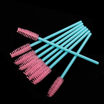 300 Pack Disposable Mascara Wands Eye Lash Brushes Eyelash Extension Tool Makeup Brush Kit, Blue/Pink Health & Beauty > Personal Care > Cosmetics > Cosmetic Tools > Makeup Tools myaokue-up   