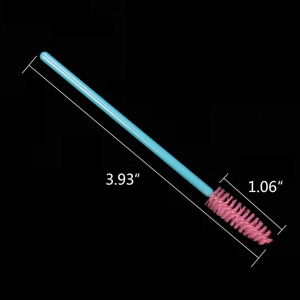 300 Pack Disposable Mascara Wands Eye Lash Brushes Eyelash Extension Tool Makeup Brush Kit, Blue/Pink Health & Beauty > Personal Care > Cosmetics > Cosmetic Tools > Makeup Tools myaokue-up   