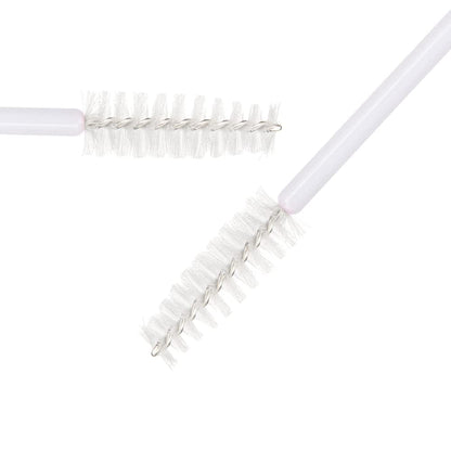 300 Pack Eyelash Mascara Wands Disposable Lash Brushes for Extensions Makeup Brush Applicators Tool Kit, White/White Health & Beauty > Personal Care > Cosmetics > Cosmetic Tools > Makeup Tools Mekupeu   