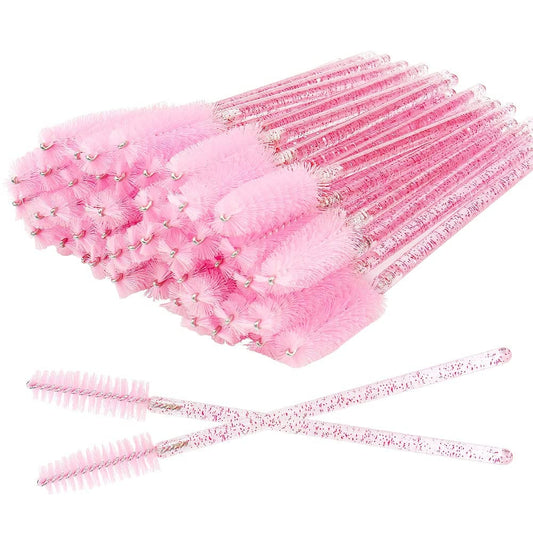 300 Pack Mascara Wands Disposable Eyelash Brushes for Extensionss Eye Lash Applicator Makeup Tool Kit, Crystal Rose/Pink Health & Beauty > Personal Care > Cosmetics > Cosmetic Tools > Makeup Tools YS   