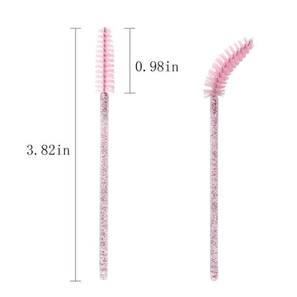 300 Pack Mascara Wands Disposable Eyelash Brushes for Extensionss Eye Lash Applicator Makeup Tool Kit, Crystal Rose/Pink Health & Beauty > Personal Care > Cosmetics > Cosmetic Tools > Makeup Tools YS   