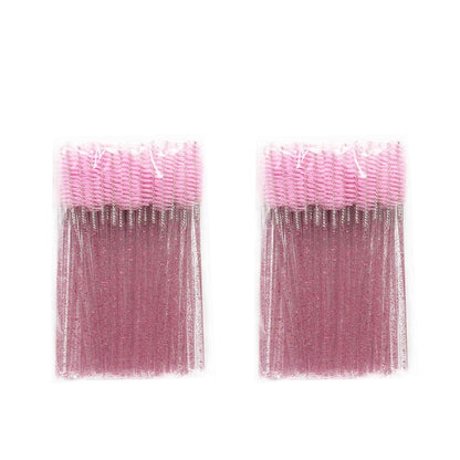 300 Pack Mascara Wands Disposable Eyelash Brushes for Extensionss Eye Lash Applicator Makeup Tool Kit, Crystal Rose/Pink Health & Beauty > Personal Care > Cosmetics > Cosmetic Tools > Makeup Tools YS   