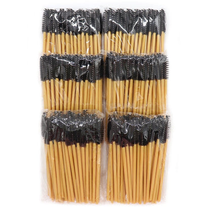 300 Pack Mascara Wands Disposable Eyelash Brushes for Lash Extensions Eye Brow Applicators Makeup Brush Tool, Gold/Black Health & Beauty > Personal Care > Cosmetics > Cosmetic Tools > Makeup Tools Yisu   