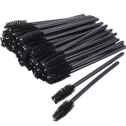 300 Pack Mascara Wands Disposable Eyelash Brushes for Lash Extensions Eye Brow Applicators Makeup Brush Tool, Gold/Black Health & Beauty > Personal Care > Cosmetics > Cosmetic Tools > Makeup Tools Yisu Black-Handle100pcs  