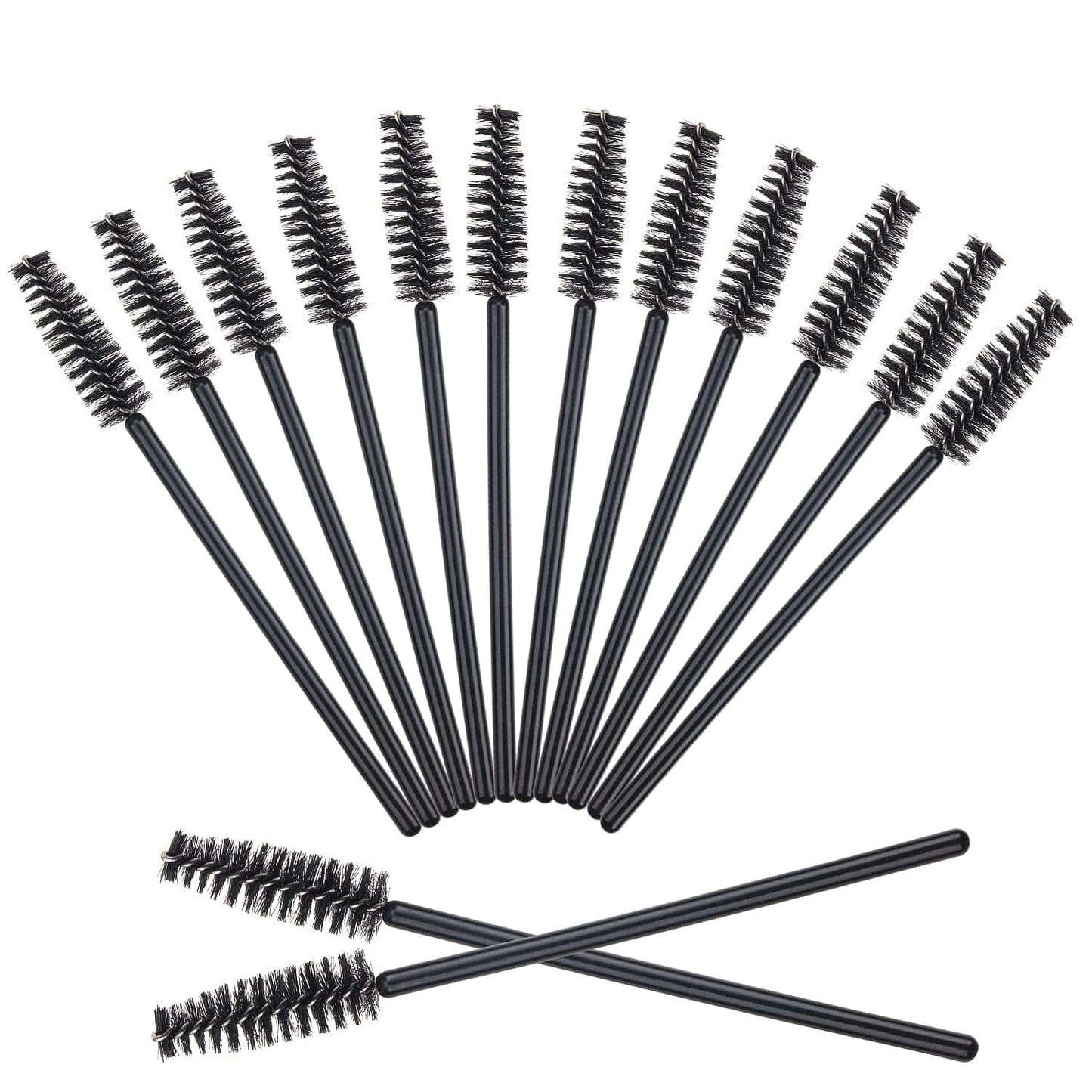 300 Pack Mascara Wands Disposable Eyelash Brushes for Lash Extensions Eye Brow Applicators Makeup Brush Tool, Gold/Black Health & Beauty > Personal Care > Cosmetics > Cosmetic Tools > Makeup Tools Yisu Black-Handle300pcs  