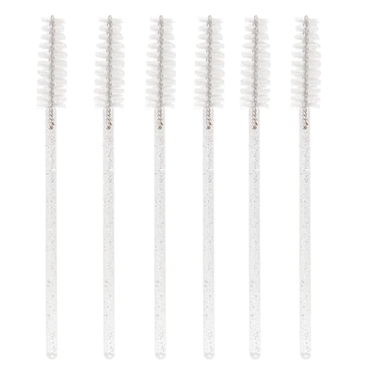 300 PCS Crystal Eyelash Mascara Wands Disposable Lash Brushes for Extensions Makeup Brush Applicators Tool Kit, All White Health & Beauty > Personal Care > Cosmetics > Cosmetic Tools > Makeup Tools Mekupeu   