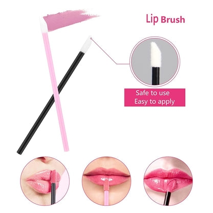 300PCS Disposable Makeup Applicators Tools Kit, Include 100 Disposable Lip Brushes Lip Wands 100 Mascara Brushes Wands Applicator 50 Eyeliner Brushes 50 Eyeshadow Brushes for Eyes and Lips Makeup Health & Beauty > Personal Care > Cosmetics > Cosmetic Tools > Makeup Tools LIONVISON   